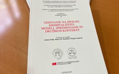 Recenzija naše monografije Odzivanje na spolno kriminaliteto: modeli, spreminjanje in družbeni kontekst v Pravni praksi