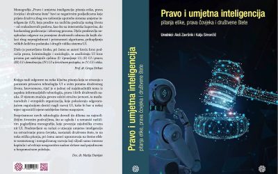 The monograph Law and Artificial Intelligence is published in Bosnian translation