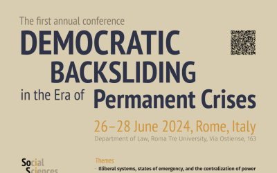 Prijava na konferenco “Democratic backsliding in the era of permanent crises”