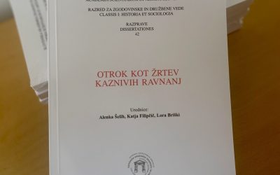 Izid monografije Otrok kot žrtev kaznivih ravnanj