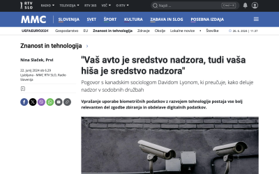 Intervju s kanadskim sociologom Davidom Lyonom