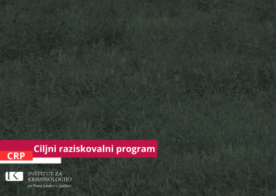 Alternativni načini obravnave storilcev kaznivih ravnanj v zvezi s prepovedanimi drogami: primer konoplje