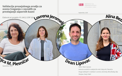 Zaključen projekt CRP 2024 – validacija presejalnega orodja za oceno tveganja v zaporih