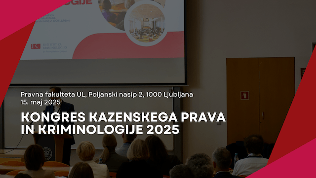Kongres kazenskega prava in kriminologije 2025
