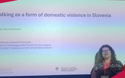 Dr. Eva Bertok na konferenci British Society of Criminology