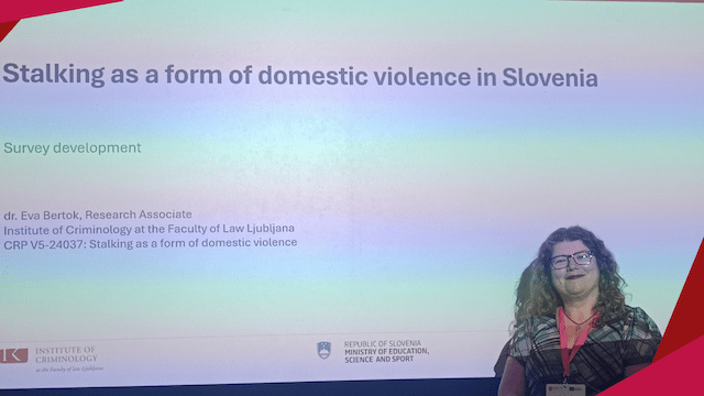 Dr. Eva Bertok na konferenci British Society of Criminology